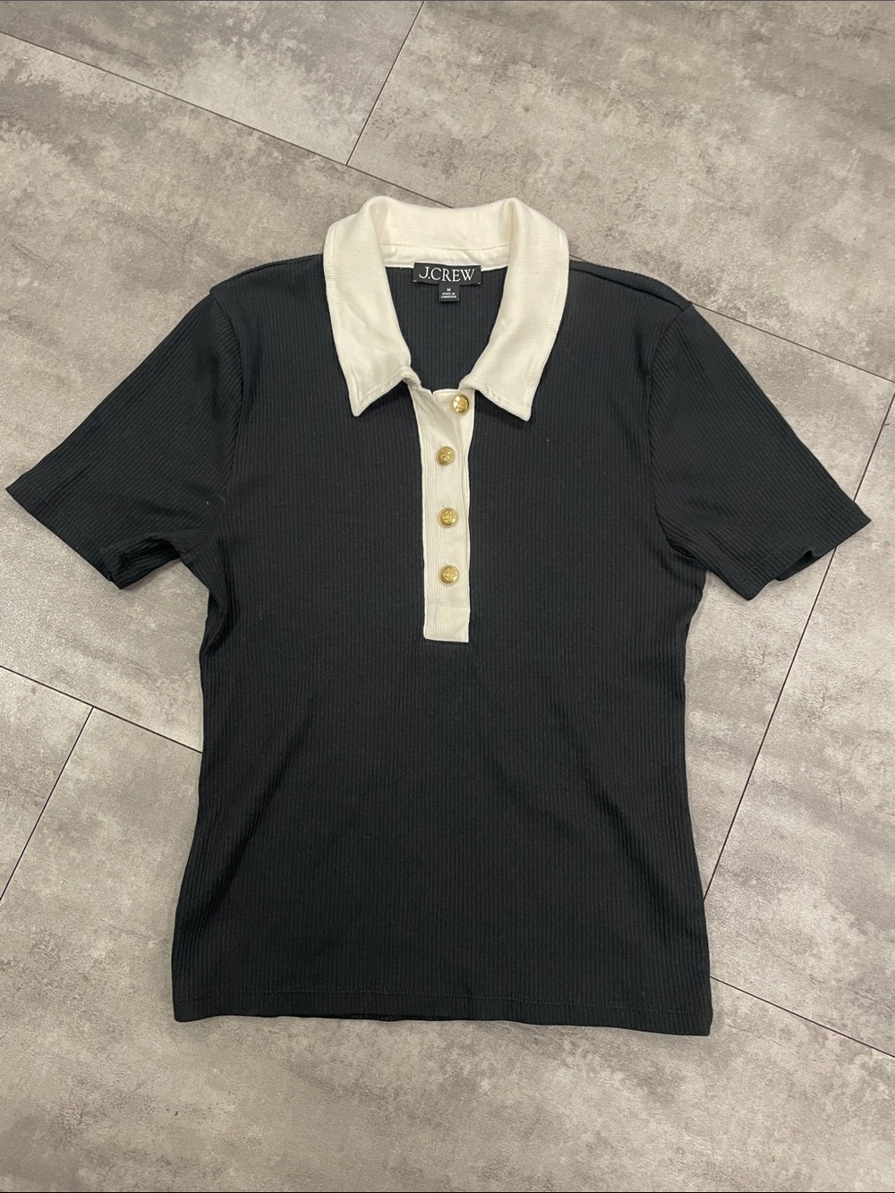 Size medium vintage ribbed polo tee from J.Crew